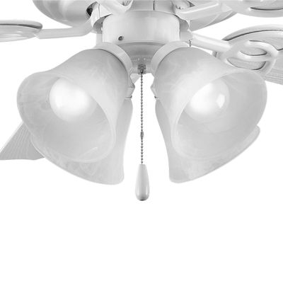 Progress Lighting AirPro 15" 4-Light Ceiling Fan Light Kit, White