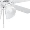 Progress Lighting AirPro 15" 4-Light Ceiling Fan Light Kit, White view 4
