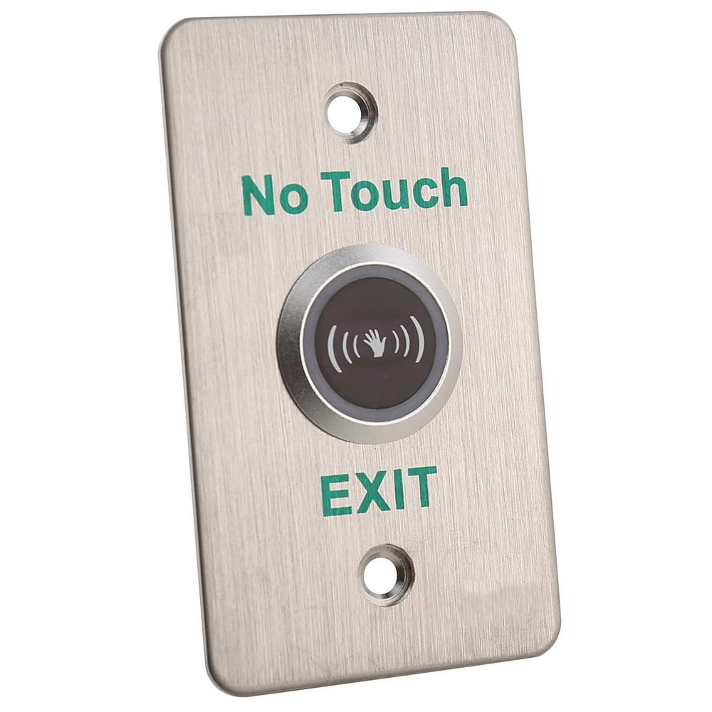 HWMATE Infrared Sensor Exit Button Touch Free Door Exit Switch