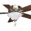 Progress Lighting 2-Light Ceiling Fan Light, Trinity Collection, Indoor, P2628-01WB, Unfinished view 3