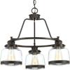 Progress Lighting Judson 3-Light Chandelier, Antique Bronze view 1