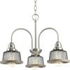 Progress Lighting P400073-009 Tilley Three-Light Chandelier, Brushed Nickel view 1