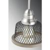Progress Lighting P400073-009 Tilley Three-Light Chandelier, Brushed Nickel view 3