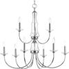 Litchfield Collection Nine-Light Chandelier view 1