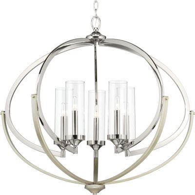 Progress Lighting Evoke Collection Five-Light Chandelier