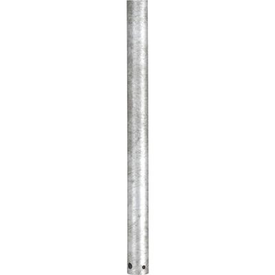 Progress Lighting AirPro Ceiling Fan Downrod, 1-Inch Diameter x 36-Inch Height, Compatible with AirPro Fans, Easy Installation, Ideal for 12- to 14-Foot Ceilings, Galvanized Finish