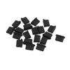uxcell 20Pcs Type-C Black Silicone Anti-dust Stopper/Plug for Protect Data Port of Mobile Phone view 1