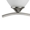 Progress Lighting Laird Collection 3-Light Etched Glass Traditional Chandelier Light Brushed Nickel view 2