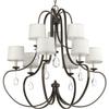 Progress Lighting P400088-020 Anjoux Nine-Light Chandelier, Brown view 2