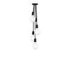 Black Chandelier Lighting. Modern Black w/Modern Black 5 Pendant Chandelier view 1