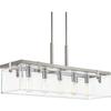 Progress Lighting Glayse Five-Light Linear Chandelier view 1