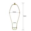 uxcell Lamp Harp Finial Holder Set 12 Inch Polished Brass for Table and Floor Lamps view 2