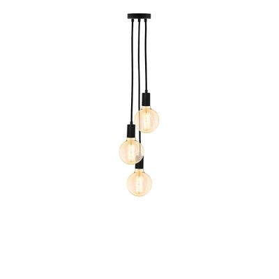 Hangout Lighting Modern Black Chandelier. Modern Black w/Modern Black 3 Pendant Chandelier