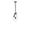 Hangout Lighting Black Modern Pendant Chandelier. Modern Grey w/Modern Black 5 Pendant Chandelier view 1