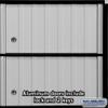 Salsbury Industries 2204 Aluminum Mailbox, 4 Doors, Rack Ladder System, Aluminum with Black Trim view 3