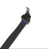 Permanent Slim Flat Micro USB FPV Flat Slim Thin Ribbon FPC Cable Micro Angled 90 Degree up to Micro USB 90 UP for sync and Charging (20CM) view 1