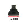 Permanent Slim Flat Micro USB FPV Flat Slim Thin Ribbon FPC Cable Micro Angled 90 Degree up to Micro USB 90 UP for sync and Charging (20CM) view 3