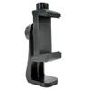 Foto&Tech Smartphone Tripod Adapter Cell Phone Holder, Adjustable Clamp with Mount Bracket, Compatible w/Cellphone 11 XR XS Max X 8, Galaxy S10 S9 Note 10 Android, Rotates Vertical and Horizontal view 1