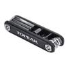 Topeak X-Tool+ 11-Function Folding Bike Multi-Tool Compact Portable Bicycle Repair Kit with Allen, Torx, and Phillips Wrenches Durable Chrome Vanadium Steel Construction view 2