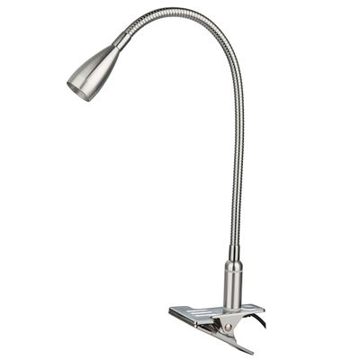 Meanyee Touch Switch Stepless Dimmable Flexible Clip On Desk Lamp/Clip on Lights Dimming Clamp Table Lamp/Clamp on Lights for Reading/Working/Study/Bedside/Bedroom/Book Lights(Warm White3000-3200K)