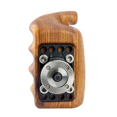 NICEYRIG Wooden Handle Grip Applicable for Nikon Panasonic Canon Cage Rig