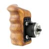 NICEYRIG Wooden Handle Grip Applicable for Nikon Panasonic Canon Cage Rig view 2