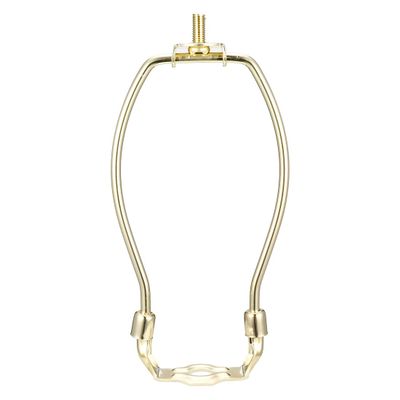 uxcell Lamp Harp Holder 6 Inch Brass for Table and Floor Lamps