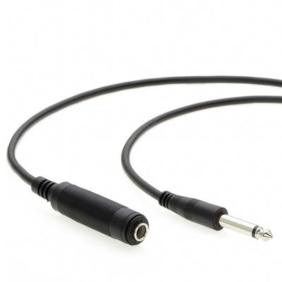 InstallerParts 25Ft 1/4" Mono Male to Female Audio Extension Cable - Guitar Cable Compatible with Amplifiers, Instruments, and Microphones