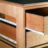 Knape & Vogt Side Mount Epoxy Coated, Self-Close Euro-Style Drawer Slide, Pair view 2