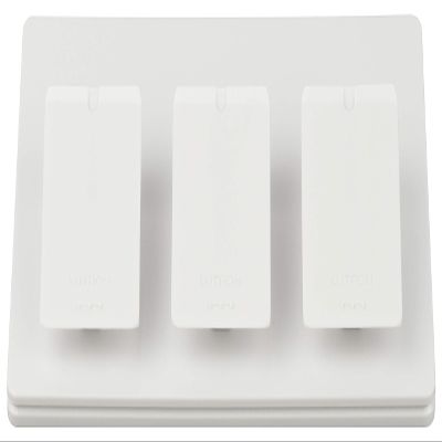 Lutron Caseta Smart Lighting Triple Pedestal for Pico Remotes, L-PED3-WH, White