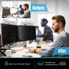 Privacy Screen Filter and Anti Glare for 25 Inches Desktop Computer Widescreen Monitor with Aspect Ratio 16:09 Please Check Dimension Carefully view 3