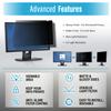 Privacy Screen Filter and Anti Glare for 25 Inches Desktop Computer Widescreen Monitor with Aspect Ratio 16:09 Please Check Dimension Carefully view 4