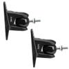 Jumbl SINSB7B ProGrip Ultra Stainless Steel Speaker Wall Mount Bracket Black, Pair of 2 - Thread Size: 1/4-20 - Holds up to 8 Lbs view 1