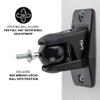 Jumbl SINSB7B ProGrip Ultra Stainless Steel Speaker Wall Mount Bracket Black, Pair of 2 - Thread Size: 1/4-20 - Holds up to 8 Lbs view 2