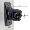 Jumbl SINSB7B ProGrip Ultra Stainless Steel Speaker Wall Mount Bracket Black, Pair of 2 - Thread Size: 1/4-20 - Holds up to 8 Lbs view 4
