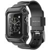 SUPCASE for Apple Watch 3 38mm Case with Band (Unicorn Beetle Pro), [Anti-Scratch] [Bumper Protector] Rugged Men Cover Sport Protective Case with Strap Bands for iWatch 3 38mm 2017/2016/2015, Black view 1