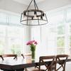 Quoizel Brockton 6-Light Grey Ash Chandelier view 3