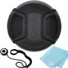 77mm Universal Snap-On Lens Cap for Sony 24-70mm f/2.8 Carl Zeiss Autofocus Lens + Cap Keeper + Microfiber Cleaning Cloth view 1