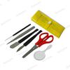 BoliOptics Basic Beginners Dissection Tool Kit Anatomy Biology Lab (Needle, Forceps, Spatula, Scalpel, Scissors, Magnifier) MA12101101 view 2