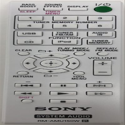 New USARMT RM-AMU150W Remote for Sony System Audio CMT-V10IP CMT-V10IP/CA CMT-V10IP/Z CMT-V9 CMT-V9IF