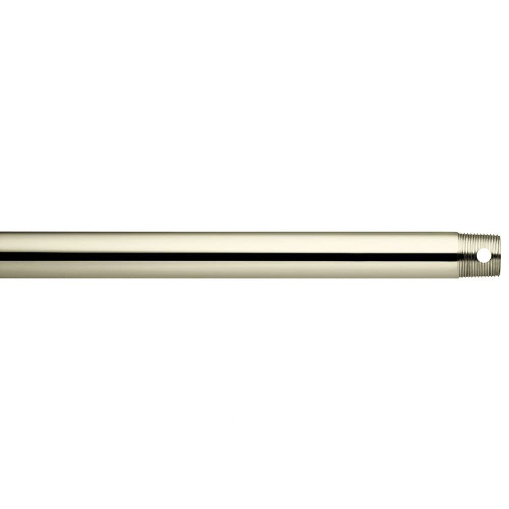 Kichler 360006PN Transitional Fan Down Rod 72 Inch from Accessory Collection in Polished Nickel Finish, 72.00 inches