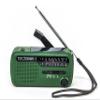 Best NOAA Portable Solar/Hand Crank AM/FM, Shortwave & NOAA Weather Emergency Radio with USB Cell Phone Charger & LED Flashlight (Green) view 1