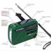 Best NOAA Portable Solar/Hand Crank AM/FM, Shortwave & NOAA Weather Emergency Radio with USB Cell Phone Charger & LED Flashlight (Green) view 2
