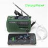 Best NOAA Portable Solar/Hand Crank AM/FM, Shortwave & NOAA Weather Emergency Radio with USB Cell Phone Charger & LED Flashlight (Green) view 3