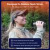 Rick Young Outdoors Premium Binocular Harness - Adjustable Chest Strap for Hunting, Birding & Hiking - Comfortable Waterproof Quick-Release System (Black) view 3