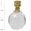 Royal Designs Celling Fan Pull Chain Beaded Ball Extension Chains with Decorative Oval Radiance Design, Polished Brass, Set of 2 view 3