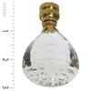 Royal Designs Celling Fan Pull Chain Beaded Ball Extension Chains with Decorative Balloon Drop Crystal Design, Polished Brass view 2