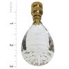 Royal Designs Celling Fan Pull Chain Beaded Ball Extension Chains with Decorative Balloon Drop Crystal Design, Polished Brass view 4