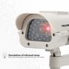 YSUCAU Solar Powered CCTV Security Fake Dummy Camera with Flashing Led Outdoor/Indoor Use for Homes & Business view 3