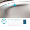Elkay Lustertone Classic LRAD3319554 Equal Double Bowl Drop-In Stainless Steel ADA Sink view 4
